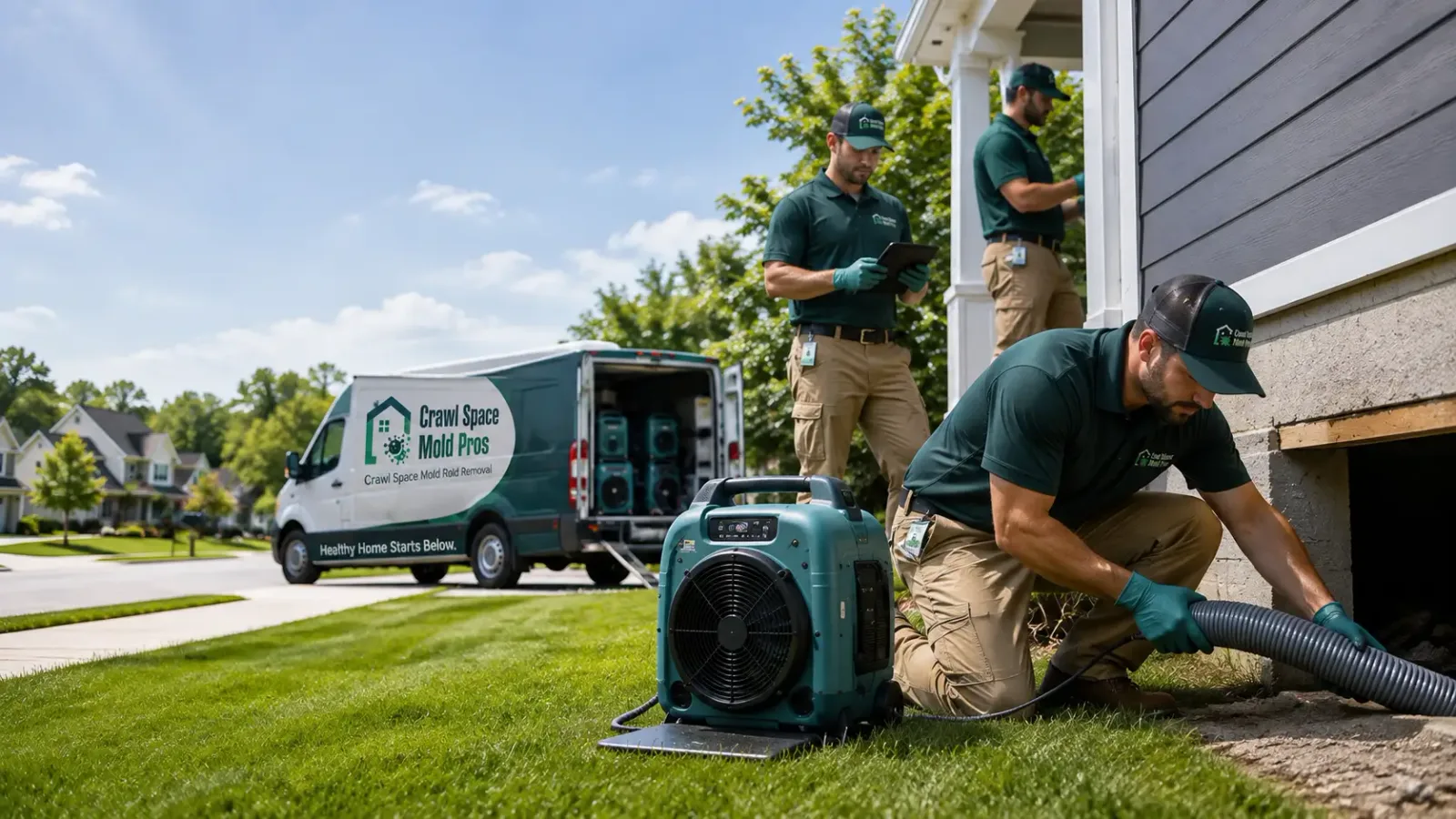 Crawl Space Mold Removal in Delhi, LA